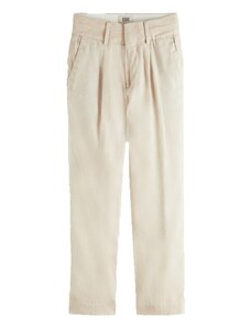 MAISON SCOTCH Παντελονι Tailored High-Rise Straight-Leg Linen-Blend Trousers 166136 SC0610