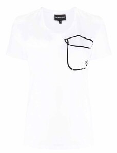EMPORIO ARMANI T-Shirt 3L2T7H2J95Z 0100 bianco ottico