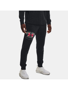 UNDER ARMOUR UA RIVAL TERRY ATHLETIC DEPARTMENT JOGGERS ΜΑΥΡΟ
