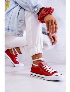 Kesi Γυναικεία Classic Cross Jeans Sneakers JJ2R4010C κόκκινο