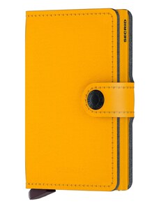 Πορτοφόλι Secrid γυναικεία, χρώμα: κίτρινο