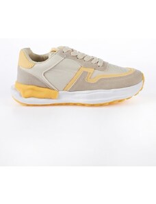 KATELONDON Sneaker με σχέδια σε συνδυασμό υλικών - Κίτρινο