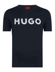 HUGO T-shirt Dulivio Κανονική Γραμμή
