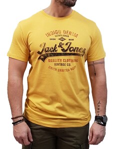 Jack&Jones - 12214519 - Jpr Blubooster SS Tee Crew Neck Apr 22 - yolk yellow- T-shirt