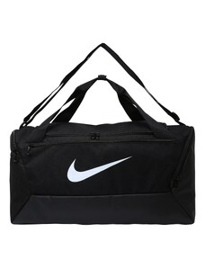 NIKE Αθλητική τσάντα 'Brasilia 9.5' μαύρο / φυσικό λευκό