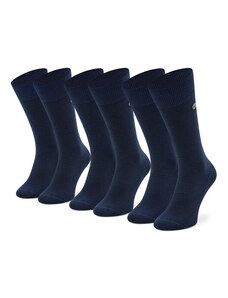 Σετ 3 ζευγάρια ψηλές κάλτσες unisex Lacoste