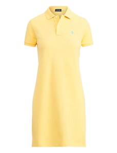 POLO RALPH LAUREN Φορεμα Polo Lcy Drs-Short Sleeve-Casual Dress 211799490010 700 empire yellow/c6103