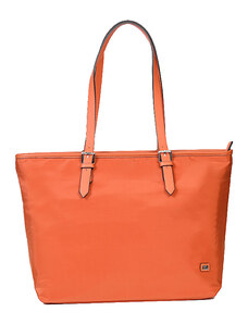 Τσάντα Shopping Α4 ώμου Francinel σε πορτοκαλί ύφασμα YQPSY2Q - 27282-32