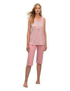 Vamp γυναικεία πιτζάμα ροζ cotton regular fit 16292