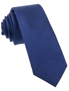 19V69 Versace Abbigliamento - 22.29/23 - Micro Fiber Tie - Blue - Γραβάτα