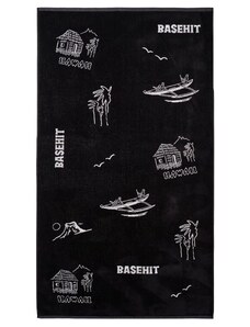 Basehit - 221.BU04.11 - Black - One Size 160 cm x 86 cm - Πετσέτα Θαλάσσης