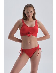 Dagi Bikini Top - Κόκκινο - Απλό