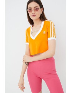 Μπλουζάκι adidas Originals Adicolor χρώμα: πορτοκαλί