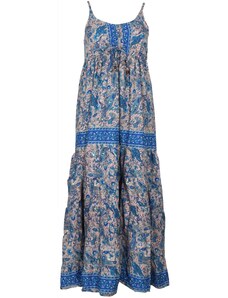 gsecret Γυναικείο φόρεμα μακρύ λεπτή ράντα αυξομειώμενη all print. Bohemia Style. ΣΙΕΛ