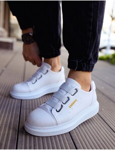CHEKICH Ανδρικά λευκά Casual Sneakers δερματίνη CH253W