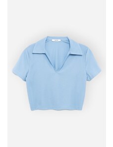 Lumina Cropped μπλούζα Γαλάζιο