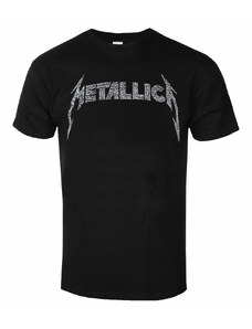 ROCK OFF Ανδρικό μπλουζάκι Metallica - 40th Λογότυπο επετείου - Μαύρο - RTMTLTSBSON