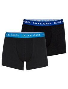 JACK & JONES Μποξεράκι 'Rich' μπλε ρουά / μαύρο / λευκό