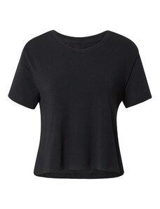NIKE Λειτουργικό μπλουζάκι μαύρο / ασημί