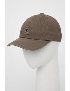Βαμβακερό καπέλο Kangol χρώμα: πράσινο