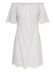 Φόρεμα Κιπούρ Only 15196493 - Άσπρο - 005022
