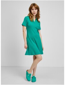 Only Πράσινο βασικό φόρεμα ΜΟΝΟ Lea - Γυναικεία