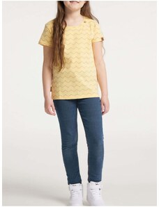 Κίτρινο κορίτσι μοτίβο T-Shirt Ragwear Violka Chevron - Κορίτσια