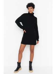 Trendyol Φόρεμα - Μαύρο - Φόρεμα πουλόβερ