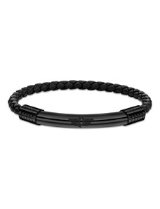 POLICE Bracelet Gear Black Leather - Stainless Steel PEAGB2211508