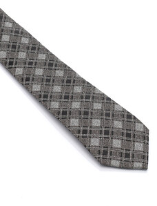 Unounouno Ανδρική γραβάτα με σχέδια γκρι