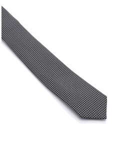 Unounouno Ανδρική γραβάτα με σχέδια μαύρη