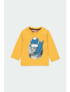 Boboli Knit T.Shirt For Baby Boy (391069) - OCHER