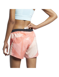 Reebok Women Run Essentials Allover Print Shorts (GJ6165) - CORAL