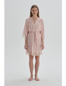 Dagi Dressing Gown - Ροζ - Κανονικό