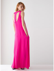 Sotris collection | Μάξι φόρεμα με άνοιγμα στην πλάτη Ροζ