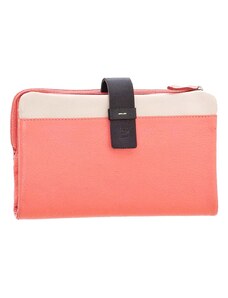 Δερμάτινο γυναικείο πορτοφόλι Bartuggi 521-7005-Pink