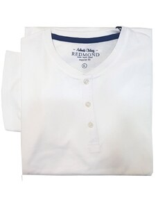 REDMOND Ανδρικό λευκό κοντομάνικο T-Shirt 221930650 0, Χρώμα Λευκό, Μέγεθος L