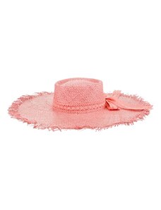 Ψάθινο Καπέλο Άννα (Pink)
