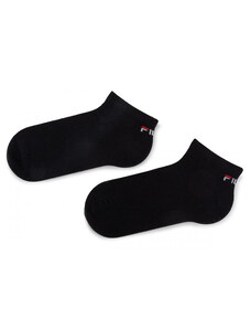 Fila unisex κοντές κάλτσες 3 τεμαχίων (3pack) 75%cotton,23%polyester,2%elastan F9100-BLACK