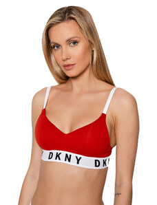DKNY γυναικείο σουτιεν cozy boyfriend wire free με ενίσχυση χωρίς μπανέλα σε κόκκινο χρώμα DK4518-I619Y