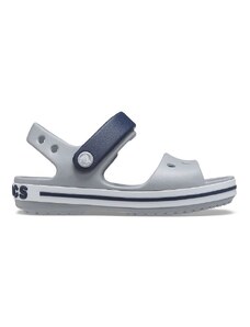 CROCS Crocband Sandal Kids - Light Grey/Navy