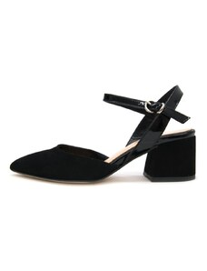 PATENT LEATHER-SUEDE SANDALS ΠΕΔΙΛΑ ΓΥΝΑΙΚΕΙΑ DEBUTTO DONNA