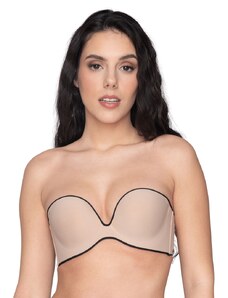 Luna Miracle One Molded Strapless Push-Up Σουτιέν Μπέζ