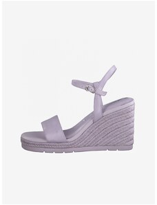 Light Purple Tamaris Leather Gusset Sandals - Γυναικεία
