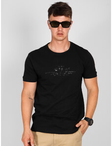 VAN HIPSTER T-Shirt Φλάμα Με Στάμπα - Μαύρο - 001003