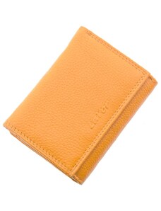 Lavor Δερμάτινο πορτοφόλι μικρό μέγεθος 1-7229-Πορτοκαλί