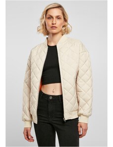 UC Ladies Women's Oversized Diamond Quilted Bomber Jacket Softseagrass