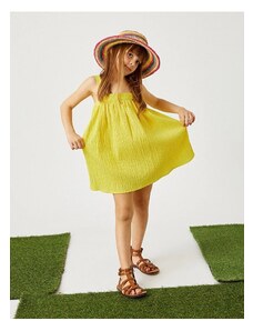 Koton Φόρεμα - Κίτρινο - Basic