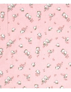 Dimcol ΣΕΝΤΟΝΑΚΙ ΛΙΚΝΟΥ bebe Birds 15 80Χ110 Pink Flannel cotton 100%
