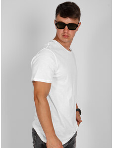 FRANK TAILOR T-Shirt Μονόχρωμο - Άσπρο - 005006